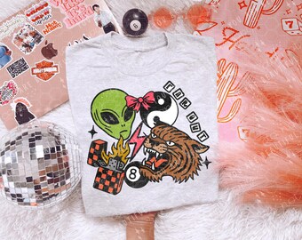 Far Out Collage DTF Transfer | Edgy DTF Print | Ready To Press