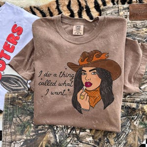 What I Want DTF Transfer | Western DTF Print | Ready To Press