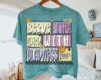 Serve With Kindness DTF Transfer | Faith Direct To Film Print | Ready To Press