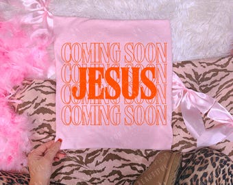 Jesus Coming Soon | Faith Direct To Film Print| Ready To Press