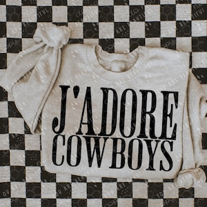 J&#39;Adore Cowboys DTF Transfer