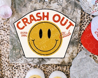 Crash Out Club DTF Transfer | Everyday DTF Print | Ready To Press