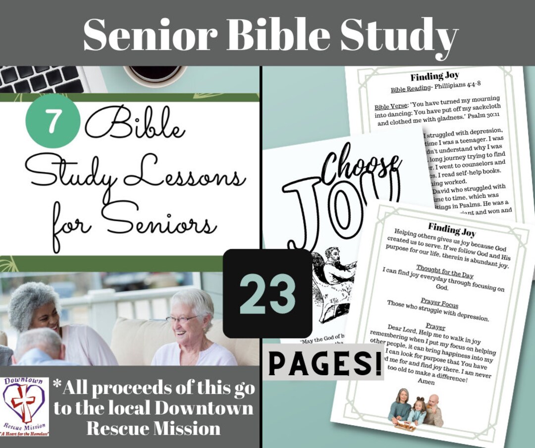 Senior Bible Study Alzheimers Bible Study Large Print Bible Study ...