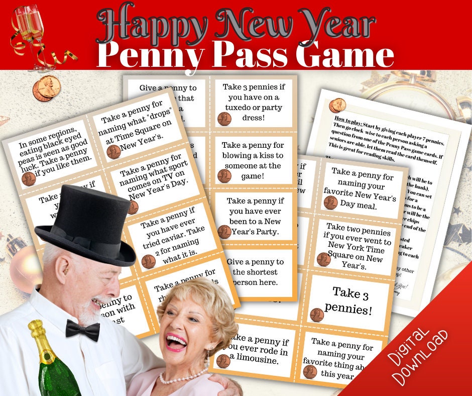 Penny Pass Game Printable - Etsy penny-pass-game-printable-etsy
