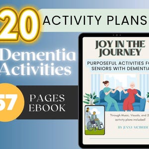Dementia Activity Guide for Seniors: 20 Engaging Plans (PDF eBook)