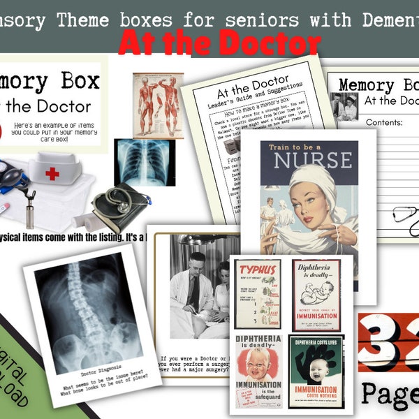 Sensory Kit Seniors Etsy