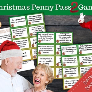 Christmas Penny Pass Game for Seniors: Holiday Reminiscing (Digital Download)