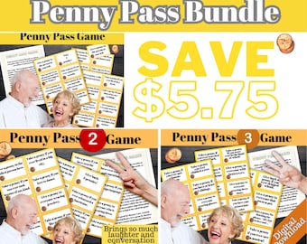 Penny Pass Game Bundle: Senior Activity, Dementia Friendly (Digital Download)