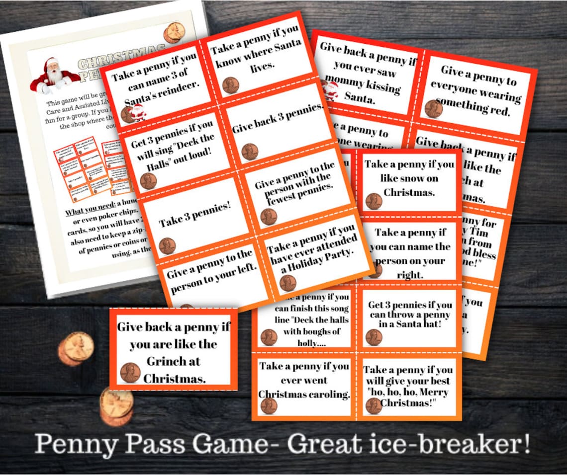 Game Bundle, Dementia Activities, Holiday Party Games, Alzheimers