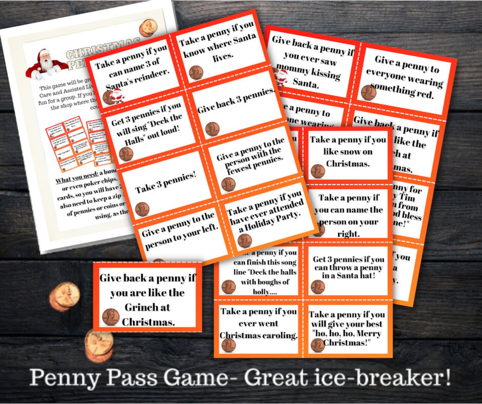 Game Bundle, Dementia Activities, Holiday Party Games, Alzheimers