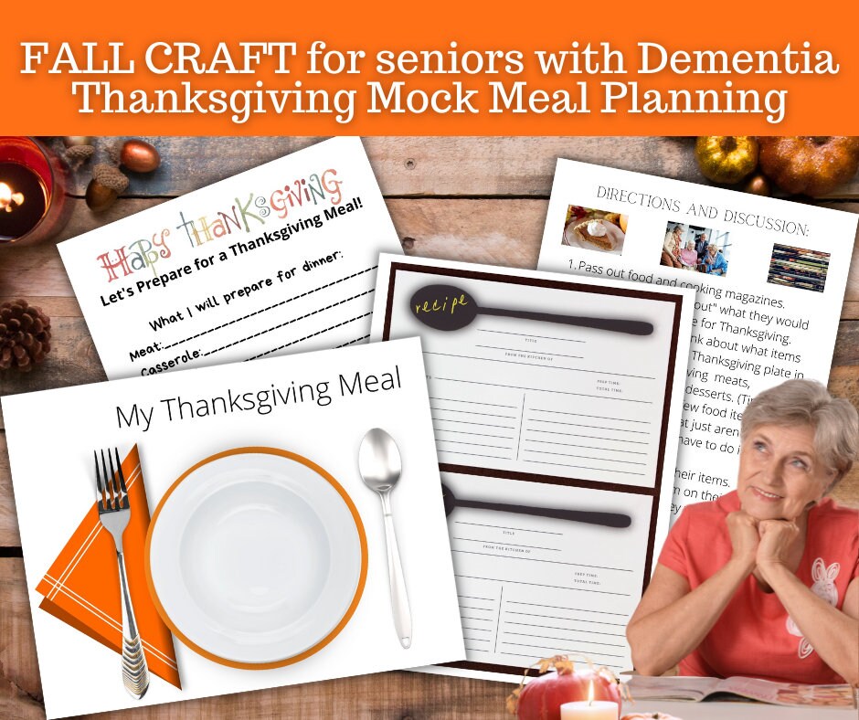 Fall Craft, Fall Activity for Seniors, Fall Craft for Seniors With  Dementia, Thankful Tree Craft, Fall Craft Download 