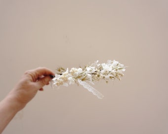 Hydrangea Flower Crown | Preserved Flower Crow | Babys Breath Crown