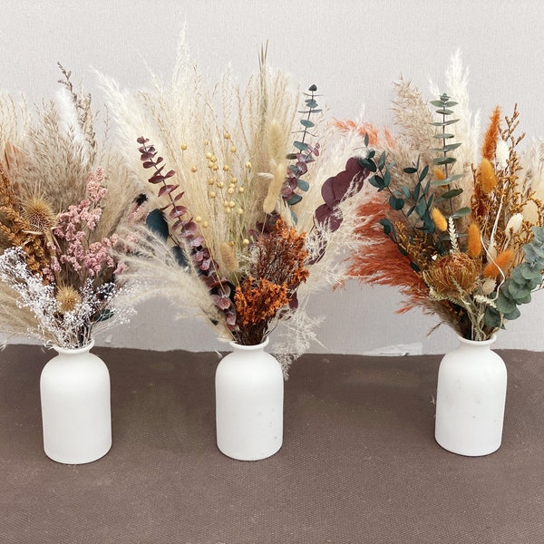 Pampas Grass bouquet,Dried flowers bouquet,natural flower decor,wedding,Small Centerpiece,Flower Arrangement,Boho Decor