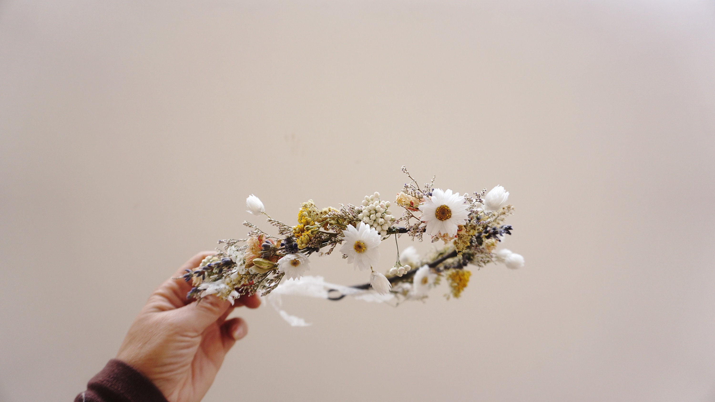 Wildflower Half Crown - Etsy