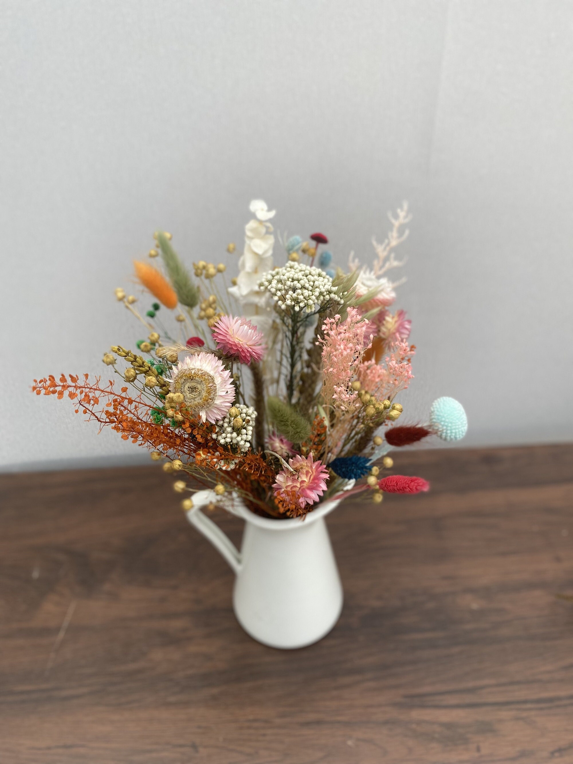 Petite Mini Colorful Dried Flower Bouquet, Dry Floral Bouquet, Natural  Everlasting Dry Flowers, Flower Arrangement, Cute Present 