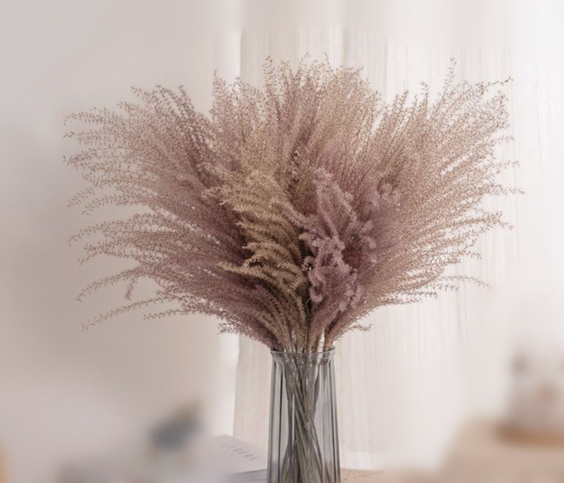 pampas grass wedding 15 stems-21 inches flower arrangement