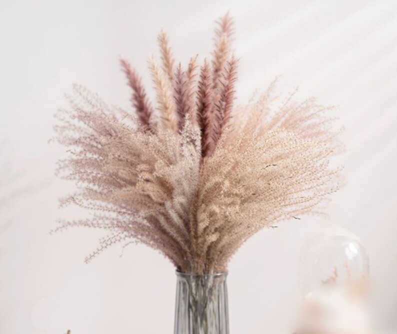 pampas grass wedding 15 stems-21 inches flower arrangement