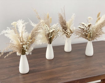Bouquet d'herbe de la pampa, bouquet de fleurs séchées, décoration florale naturelle, mariage, pièce maîtresse, composition florale, décoration bohème