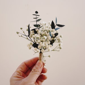 5 24 pieces Baby's Breath Hair Pin, Gypsophila Hair Pin, Baby's Breath Bridal Hair Pin, Bridal Hair Accessories, Dried Flower Hair Pins Boutonniere B