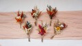 Burnt Orange Mini Dried Flowers | Rose Bouquet | Mailbox Gift | Boutique | Small Vase Illustration product logo