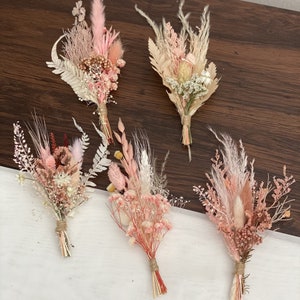 Getrocknete Blumen Bouquet // Brautjungfer Antrag // Babyparty // Blumengeschenke // Hochzeitsblumen // Geburtstagsstrauß