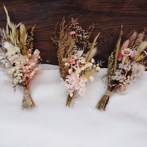 Dusty Rose mini bouquet / Mini dried floral arrangement