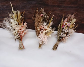 Dusty Rose mini bouquet / Mini dried floral arrangement