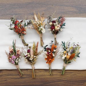 Mini buquê de flores secas rosas secas pequeno arranjo de garrafa de leite decoração de mesa caixa de correio presente presentes de feriado decoração de casamento bolo flor