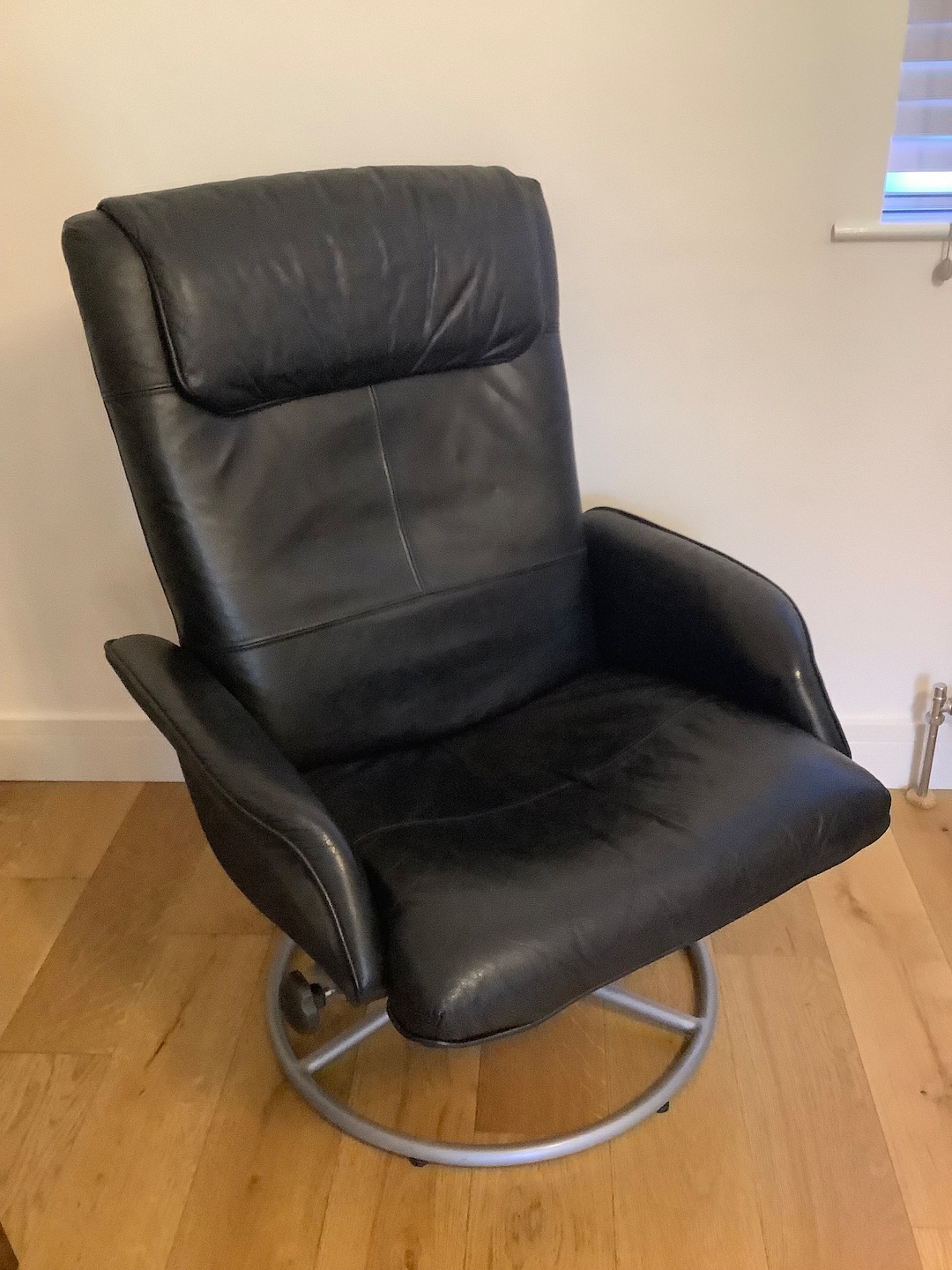 Vintage IKEA Malung Chair Vintage IKEA Black Leather Chair Etsy