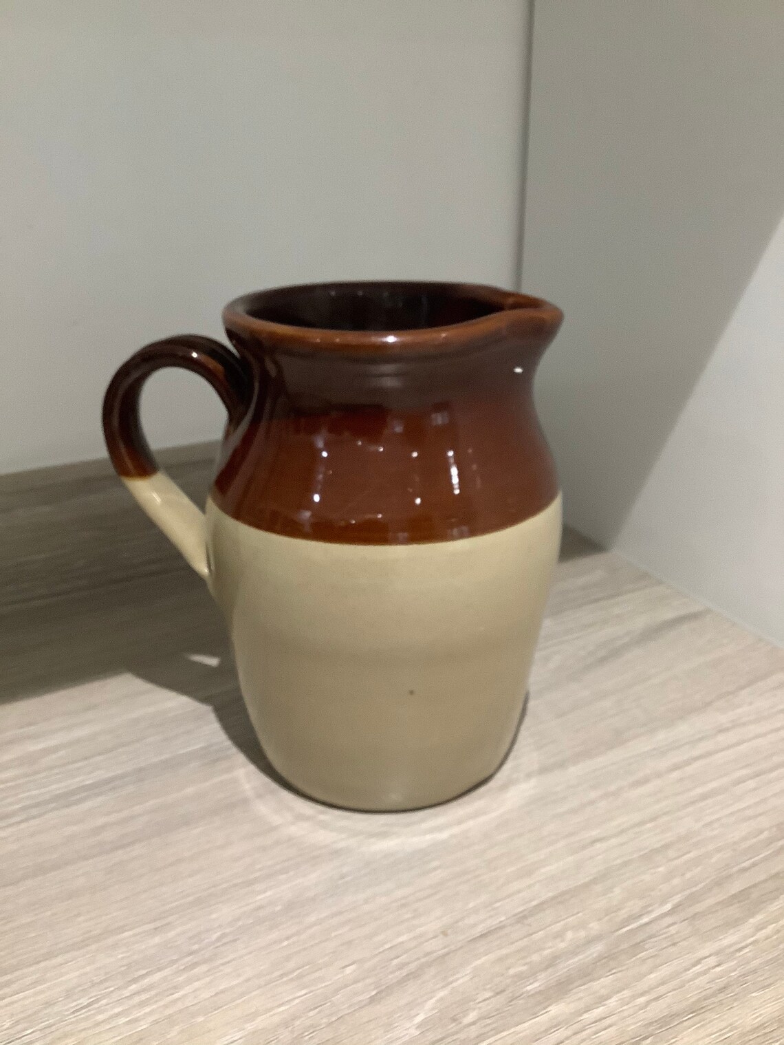 Vintage British salt glaze stoneware jug vase by Price Powell Etsy