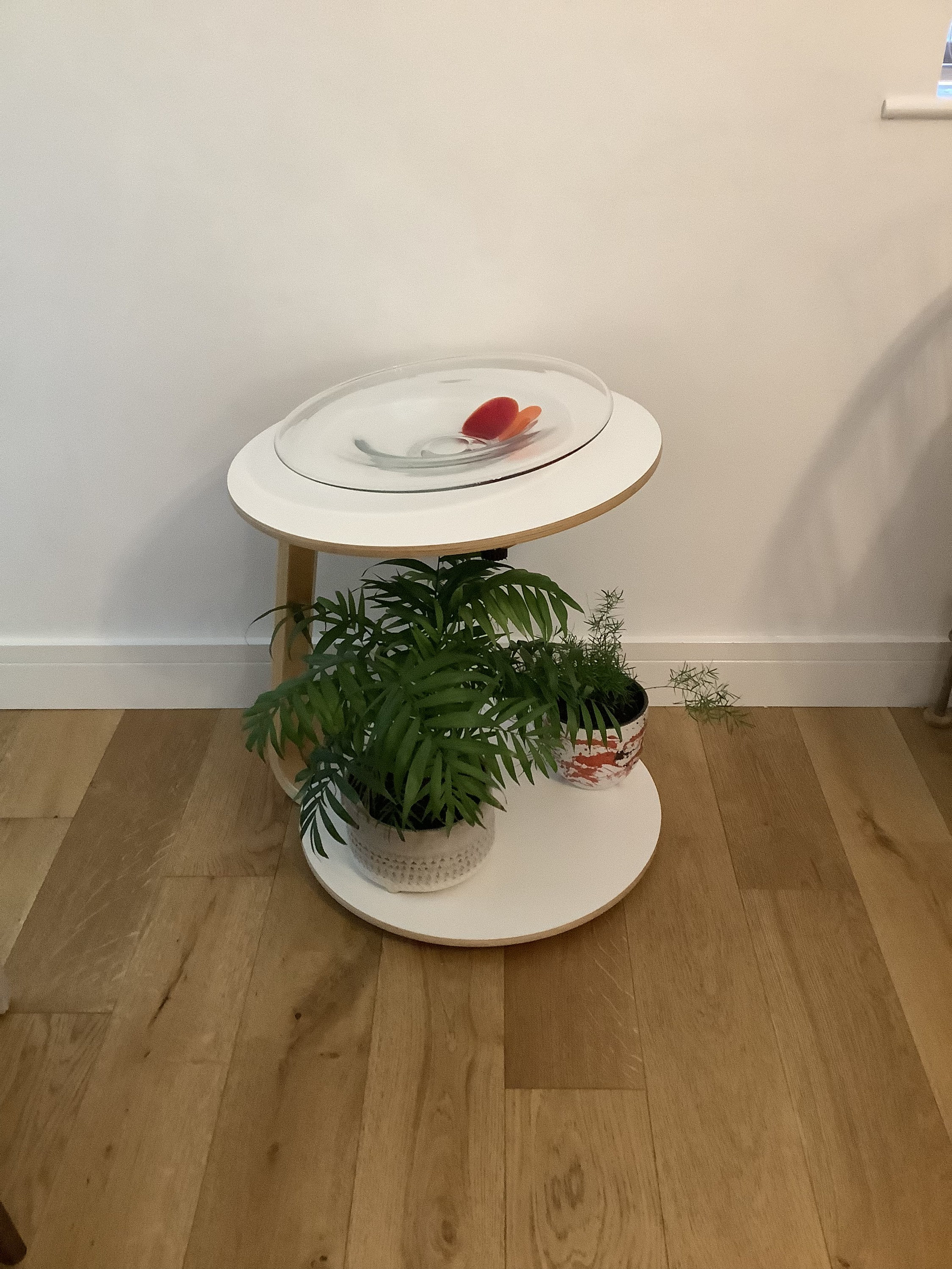 イケア Vintage Ikea ÅNES white サイドテーブル Vintage IKEA Side Table, Vintage IKEA Bedside Table, IKEA Anes