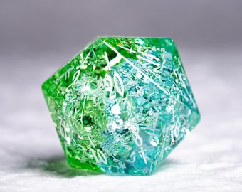 Full Set Gemstone Polyhedral Dice,RPG Game Custom Dice for Dungeons and Dragon
