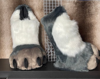 Patas de fursuit digitígradas personalizadas para exteriores o interiores