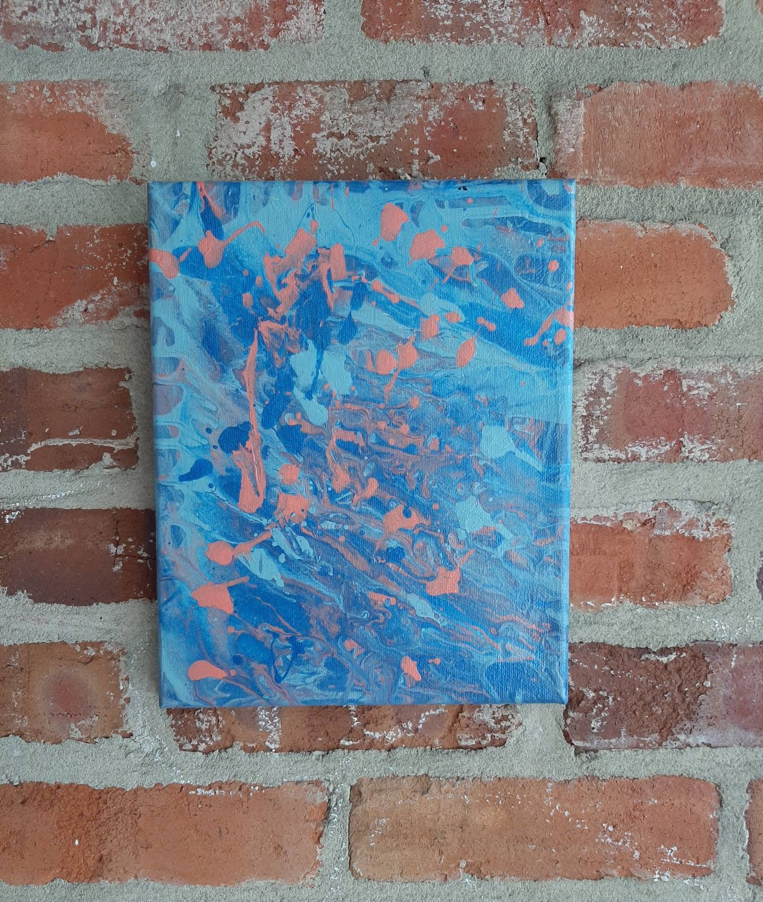8 x 10 Canvas Flow Art Etsy