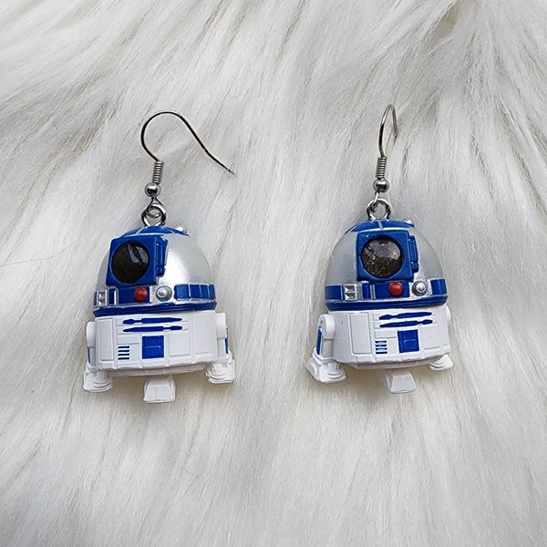 Boucles d'oreilles R2-D2 pour porte