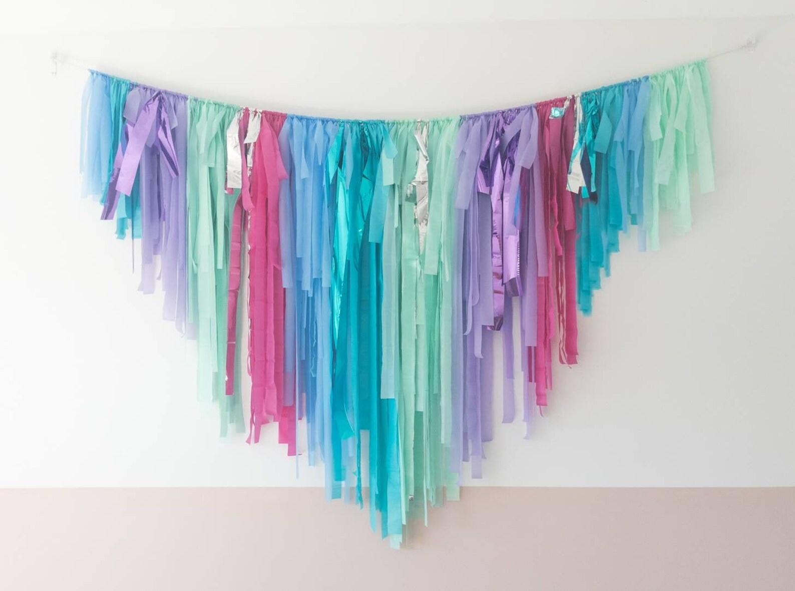 Readytohang Mini Streamer Garland 1.5m Backdrop Fringe Etsy
