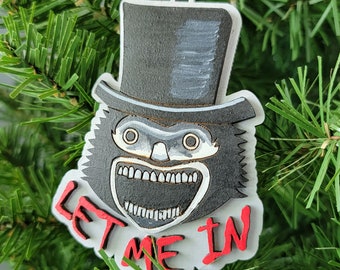 Babadook, christmas ornament, rear view mirror ornament, decor, decoration, horror