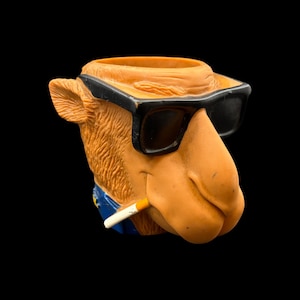 Vintage 1991 Joe Camel Rubber Drink Koozie Beer Can Holder Cozie Camel Cigarettes Tobacciana by Barton Kool Buddies Inc for RJRT (AS IS)