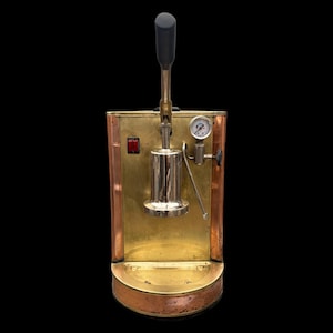 Vintage 1980s Enrico of Italy CE-12C Espresso Machine Copper & Brass (No Portafilter) AS IS Read Description