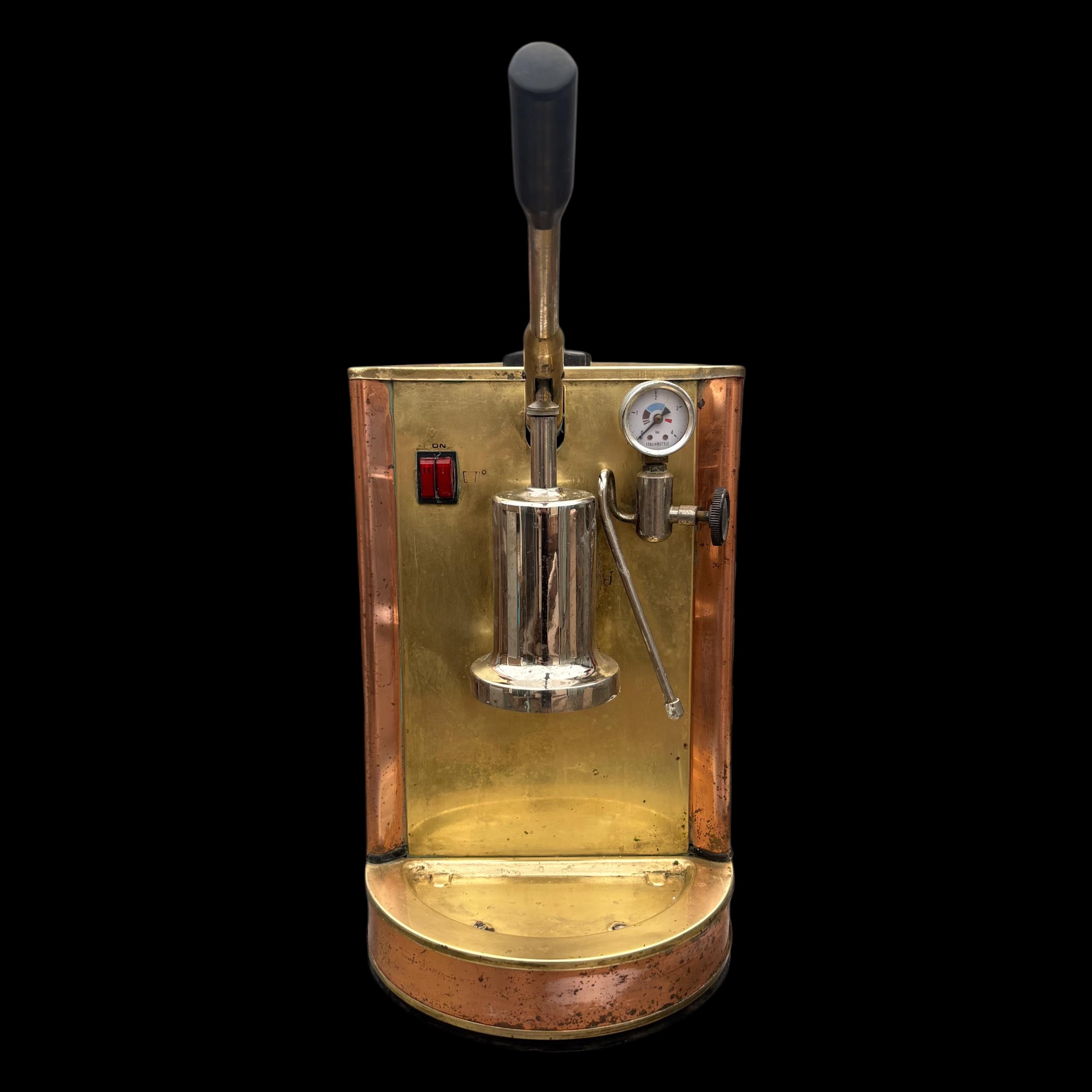 イタリア製　ヴィンテージ　エスプレッソメーカー　アンティーク　レトロ 希少 ヴィンテージ イタリア製 マキネッタ エスプレッソメーカー