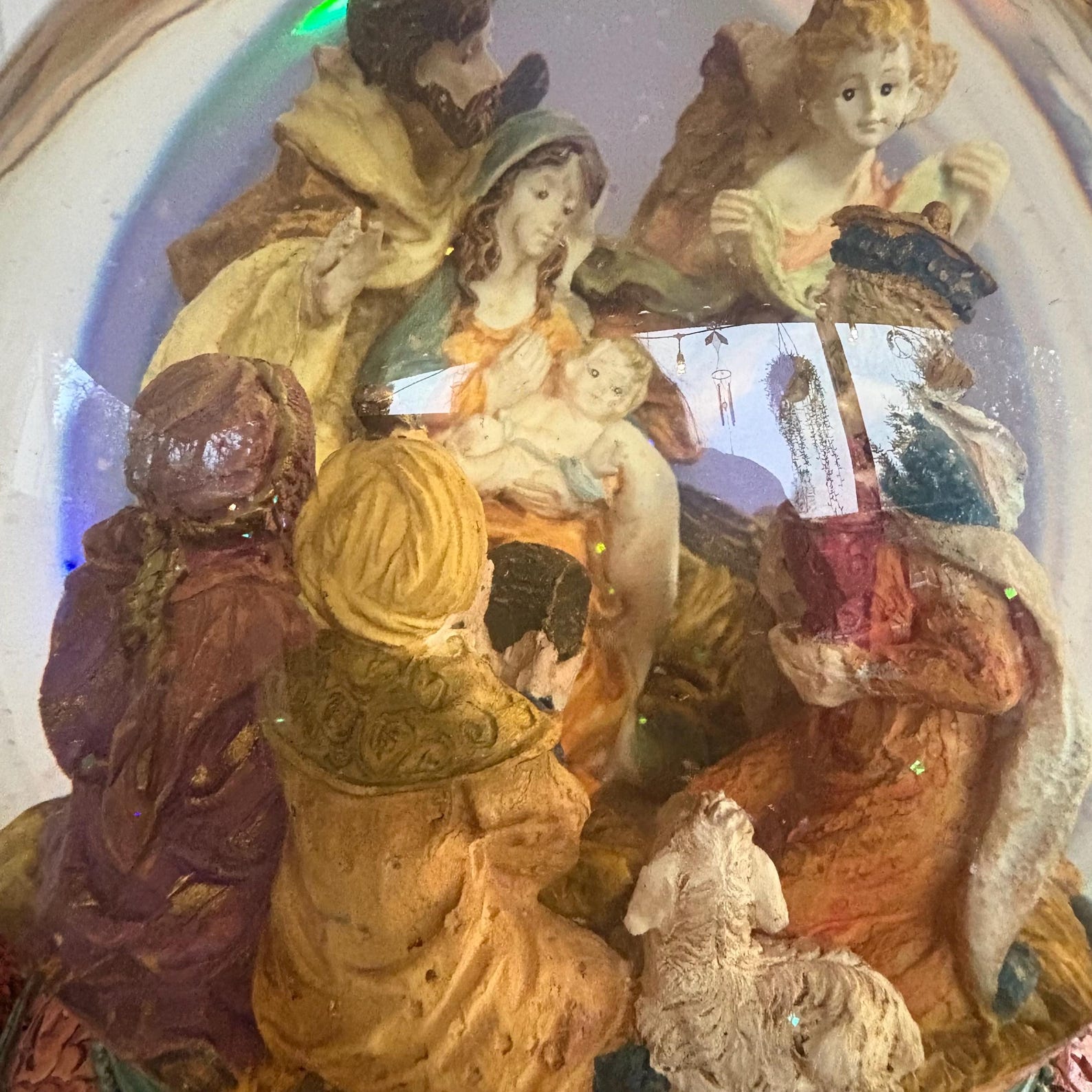 Large 8” Kirkland Musical Snow Globe W/ Christmas Nativity Scene ...