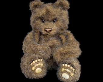 Vintage 2004 FurReal Friends Luv Cub Brown Bear Stuffed Animal Plush Toy by Tiger Electronics 12” (AS IS - Not Working - For Parts/Repair)