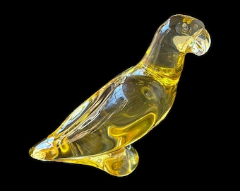 Baccarat Red Love Birds Saint Valentin Doves Figurine Paperweight
