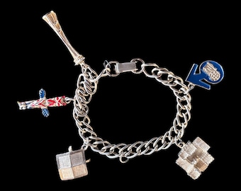ヴィンテージ 14K ゴールド & スターリングシルバー ロロチェーン