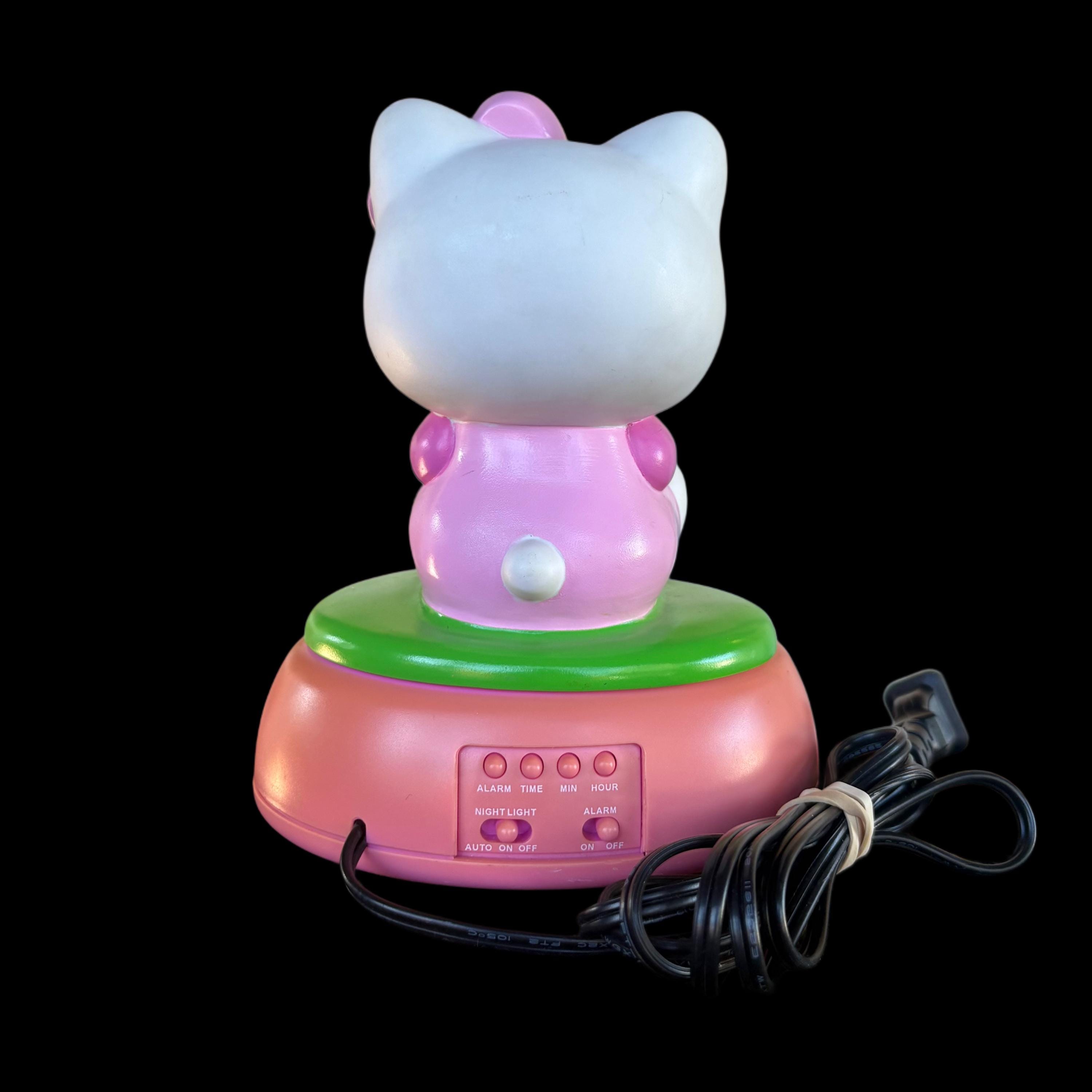 Vintage Y2K Hello Kitty Sanrio Digital Alarm Clock Night Light NL