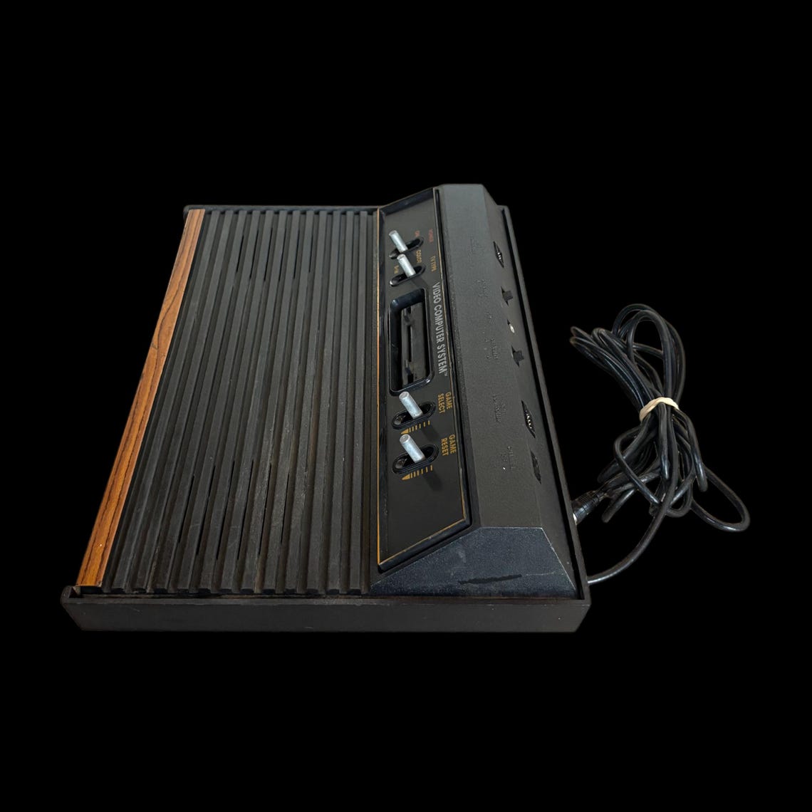 Atari 2600 4-Switch Woodgrain CX2600A Video Game Console Only – TESTED & WORKING – Vintage 1980s Retro Gaming, foto 4 di 5