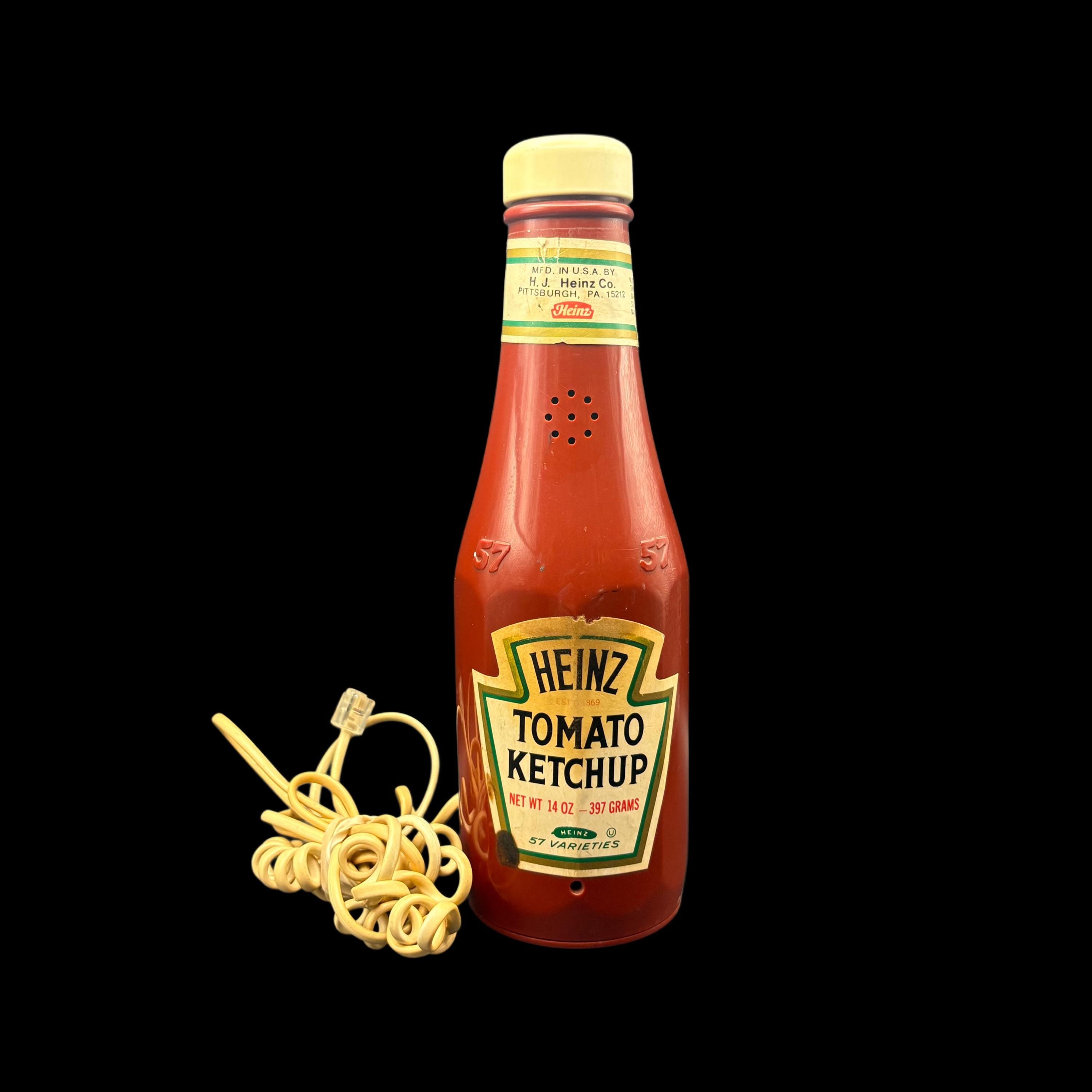 ●日本正規品● Vintage 1980s Landline Novelty Bottle Ketchup Tomato Heinz コレクション