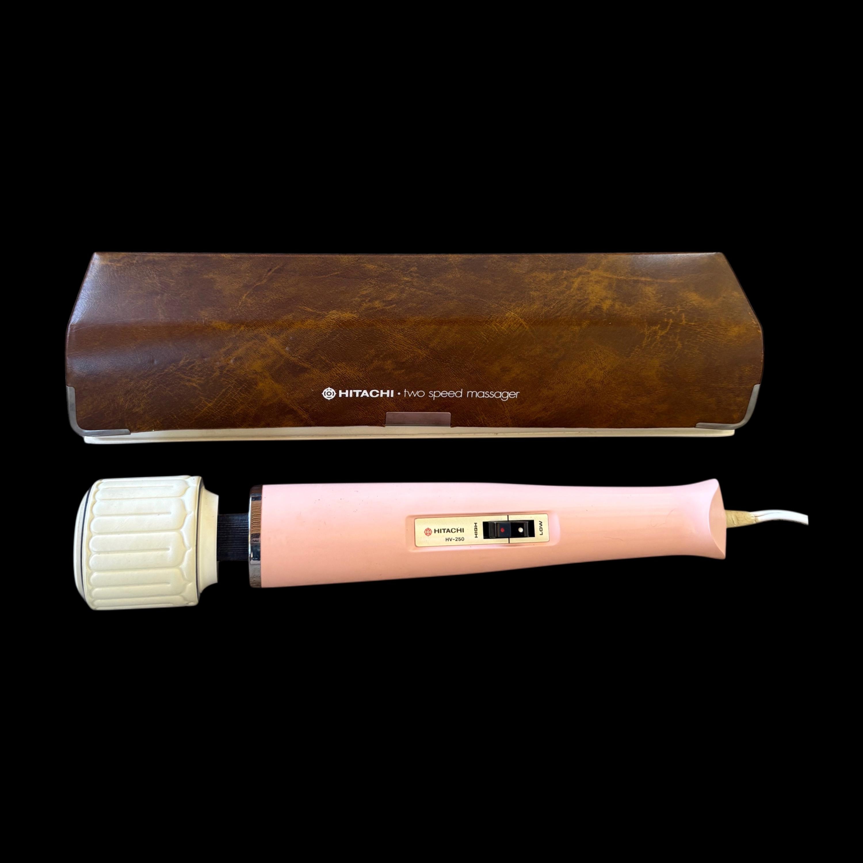 RARE Vintage 1970s Pink Hitachi Magic Wand HV-250 Two Speed