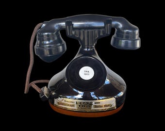 Vintage 1979 Jim Beam 1928 French Telephone Whiskey Decanter (Empty) Retro Barware Man Cave Decor