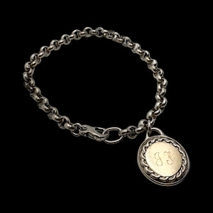 ヴィンテージ 14K ゴールド & スターリングシルバー ロロチェーン